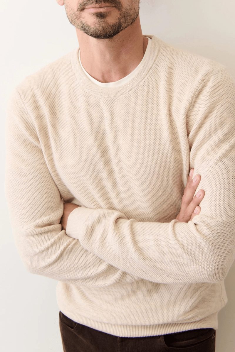 Shirts & Tops - Marine Layer - Sweater Tee - Angora - Archery Close