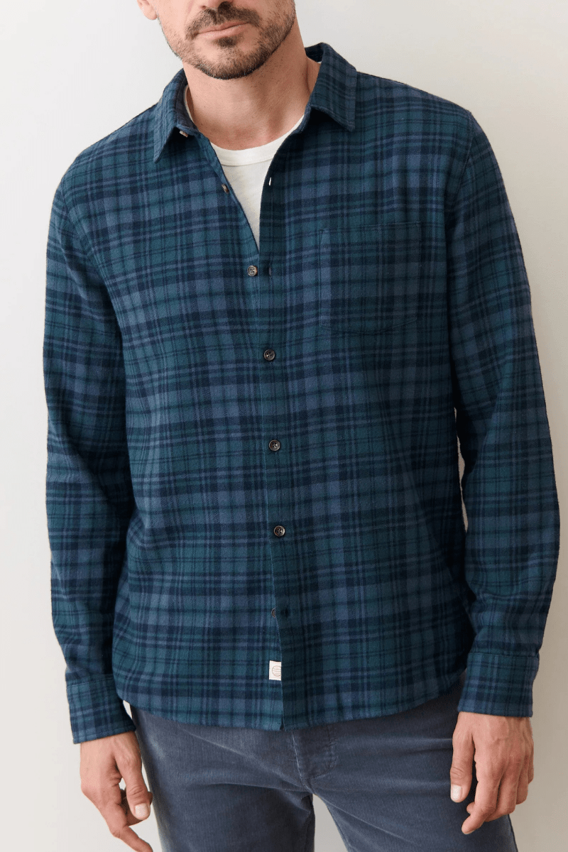 Shirts & Tops - Marine Layer - Tahoe Flannel Shirt - Archery Close
