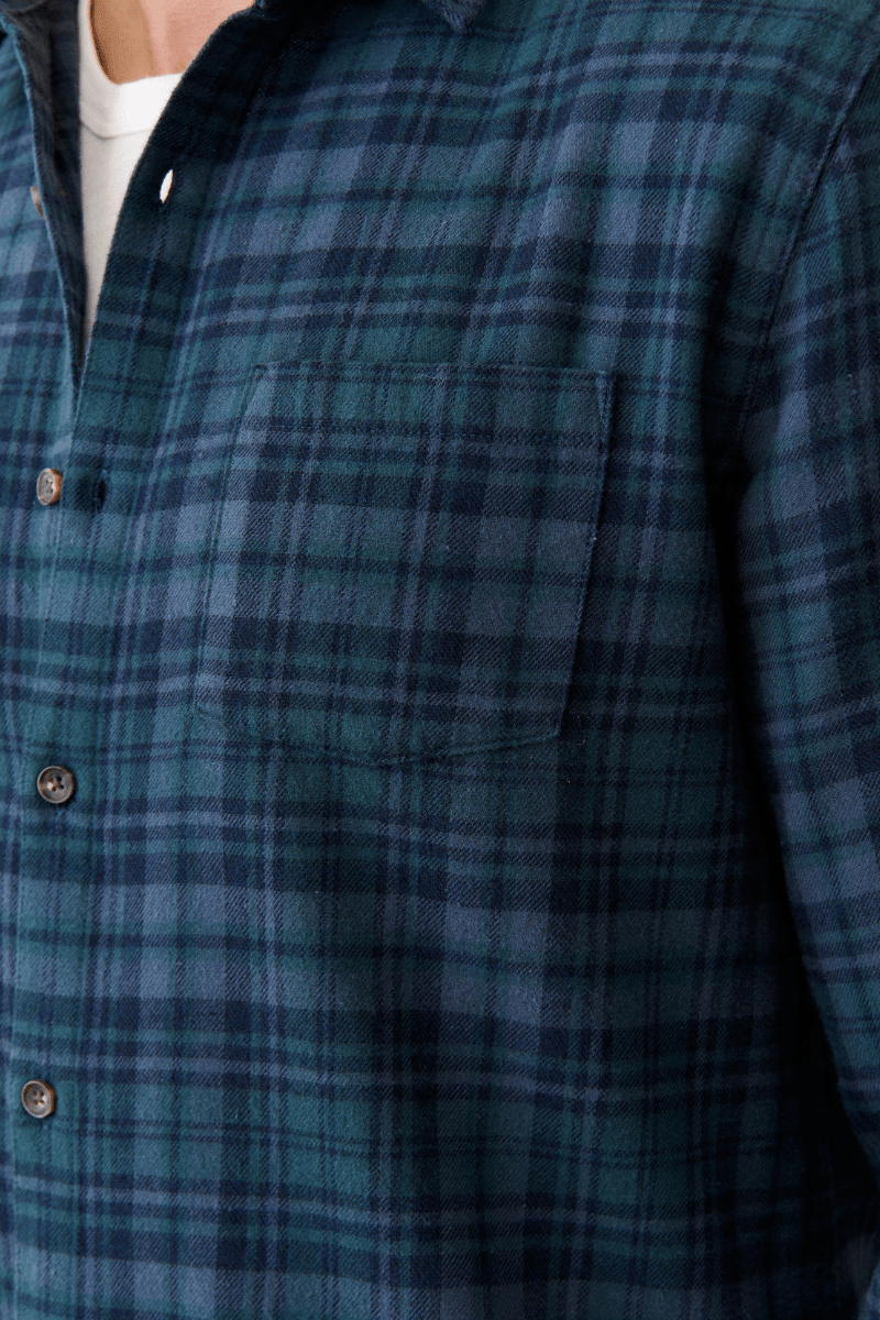 Shirts & Tops - Marine Layer - Tahoe Flannel Shirt - Archery Close