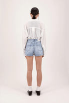 Shorts - Icon Denim - Tam Jean Short in Sky Blue - Archery Close
