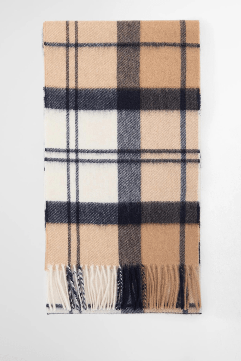 Scarf - Barbour - Tartan Cashmere Scarf - Archery Close