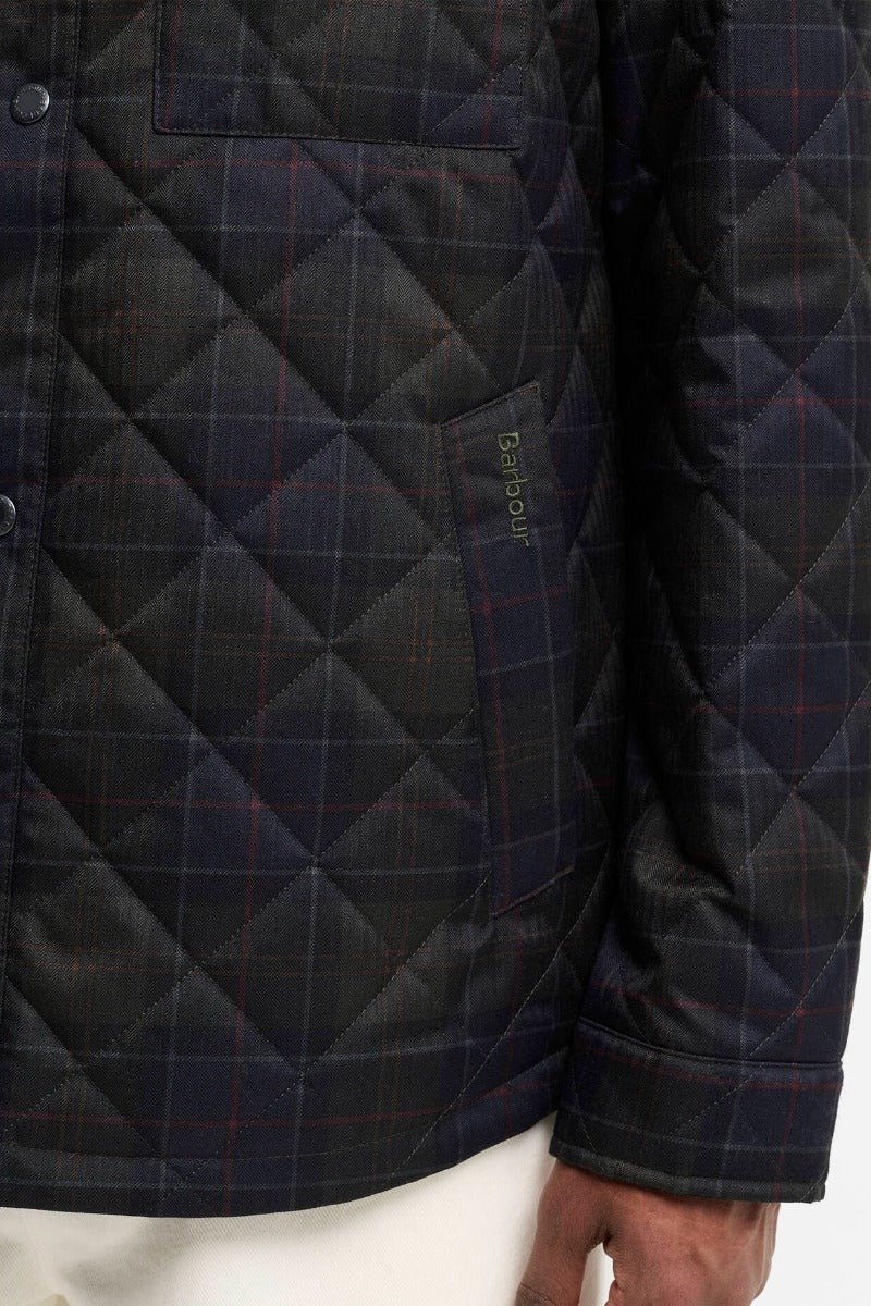 Barbour Tartan Shirt Quilted Jacket