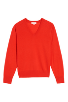 Sweater - DemyLee - Tatum Sweater in Red Orange - Archery Close