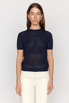 Sweater - Christy Lynn - Tatum Top in Navy - Archery Close