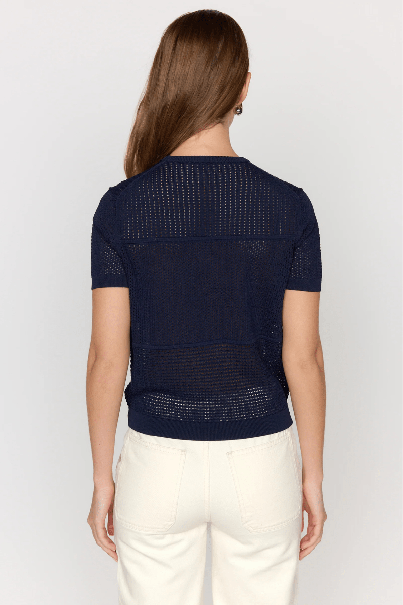 Sweater - Christy Lynn - Tatum Top in Navy - Archery Close