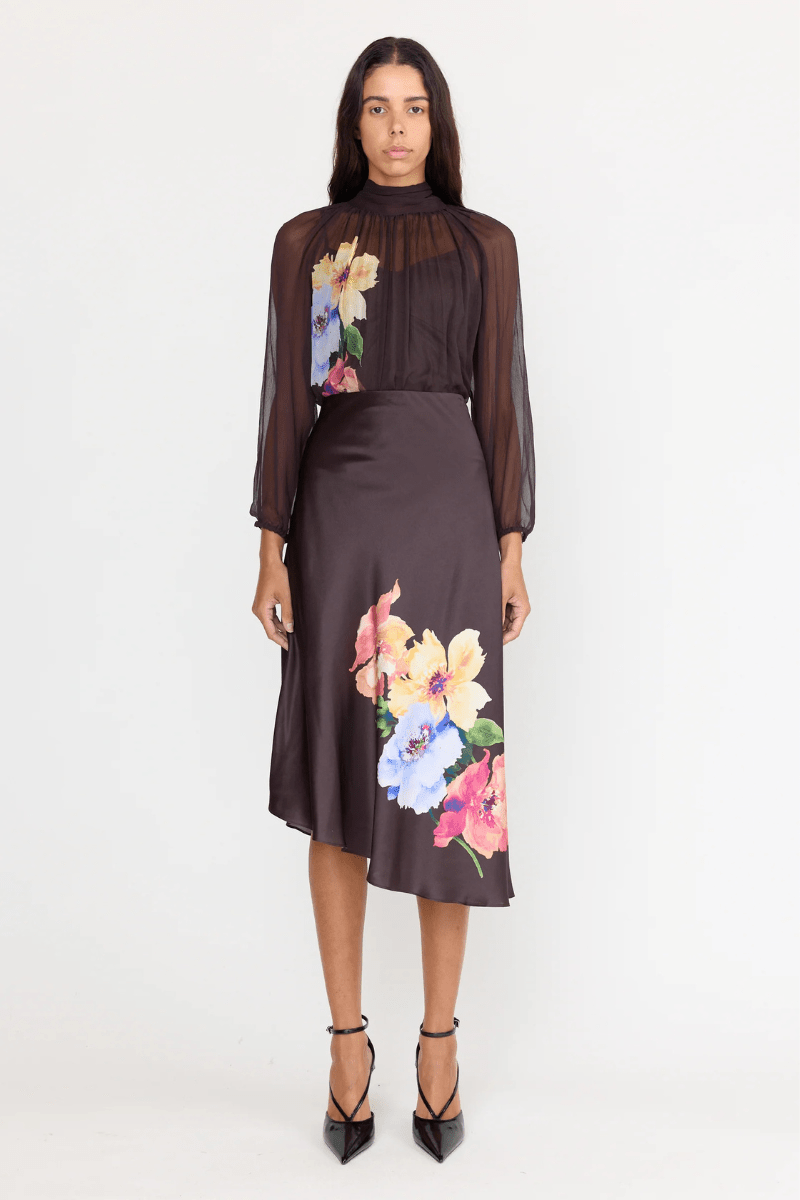 Shirts & Tops - Christy Lynn - Teagan Blouse in Twilight Aster - Archery Close