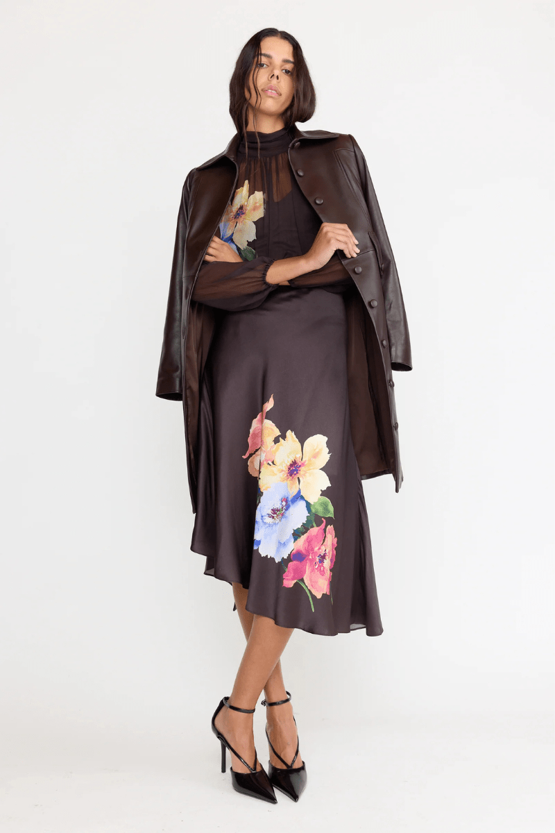 Shirts & Tops - Christy Lynn - Teagan Blouse in Twilight Aster - Archery Close