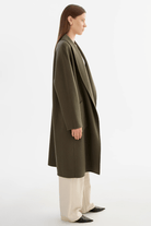 Outerwear - Lamarque - Thara Coat in Dark Olive - Archery Close