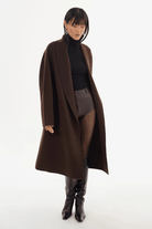 Outerwear - Lamarque - Thara Shawl Coat - Archery Close