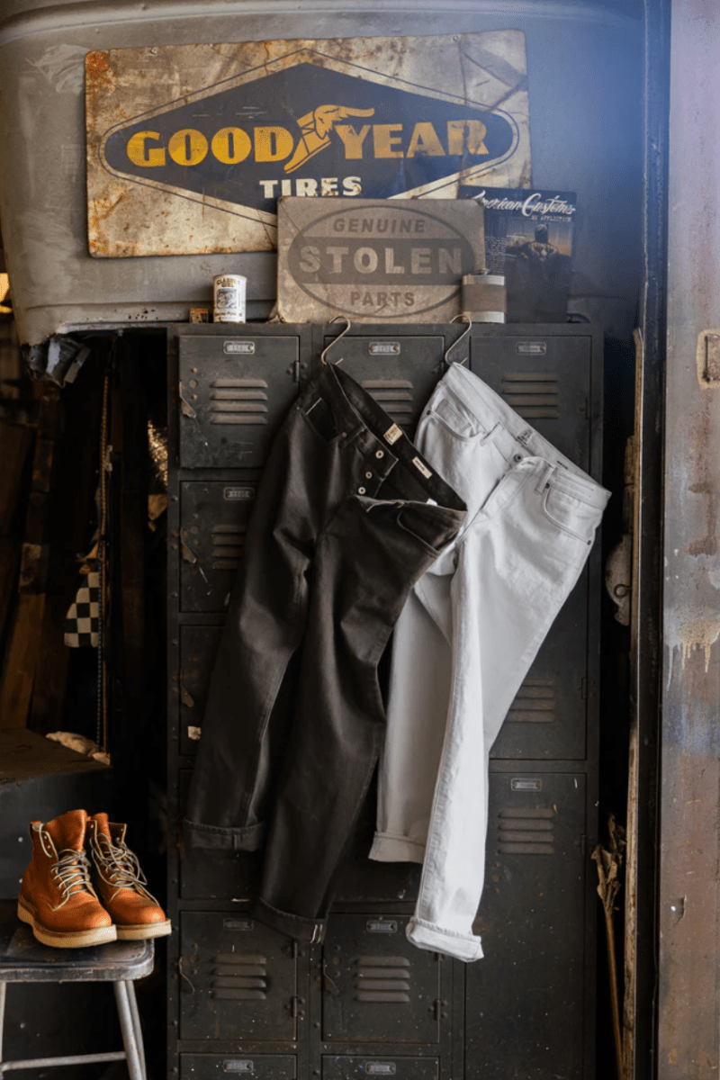 Pants - Hiroshi Kato - The Barrel 14oz Nat Slub - Archery Close