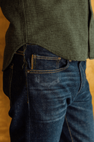 Shirts & Tops - Hiroshi Kato - The Brace Triple Twisted Plaid in Moss - Archery Close