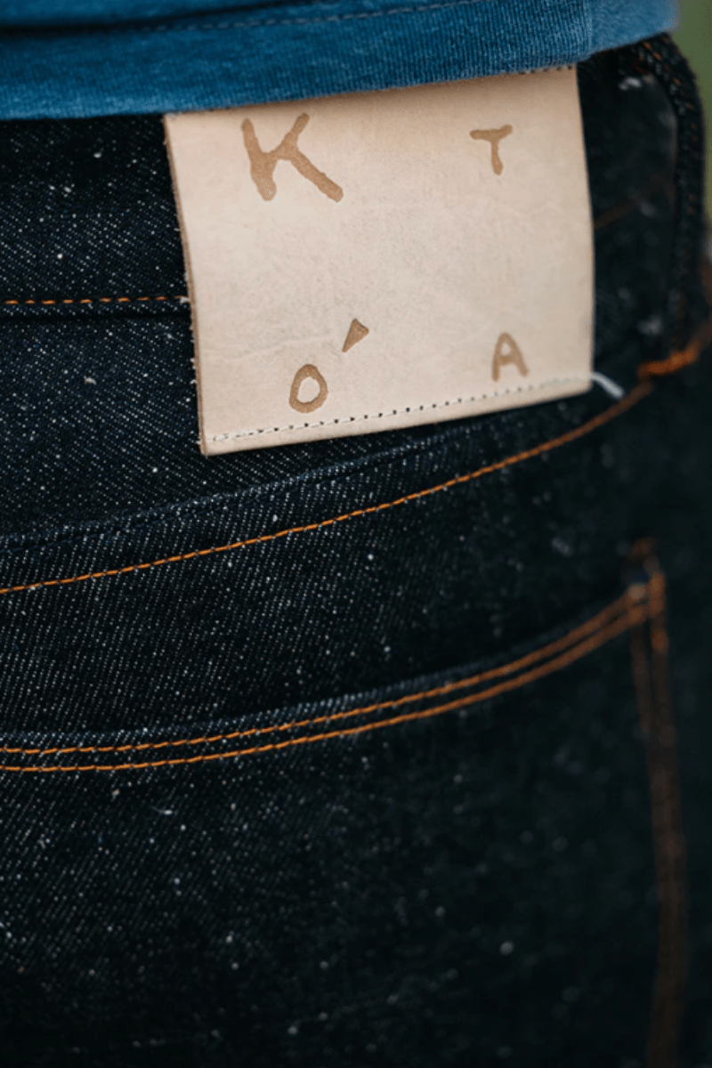 Jeans - Hiroshi Kato - The Hammer Straight Old Nep Indigo - Raw 13.5oz Selvedge - Archery Close