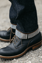 Jeans - Hiroshi Kato - The Hammer Straight Old Nep Indigo - Raw 13.5oz Selvedge - Archery Close