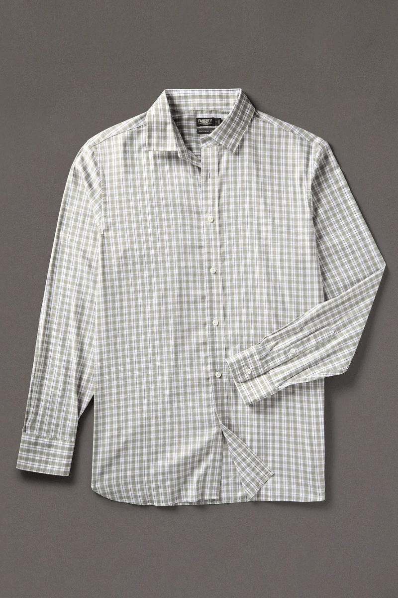 Shirts & Tops - Faherty Brand - The Movement Shirt - Archery Close