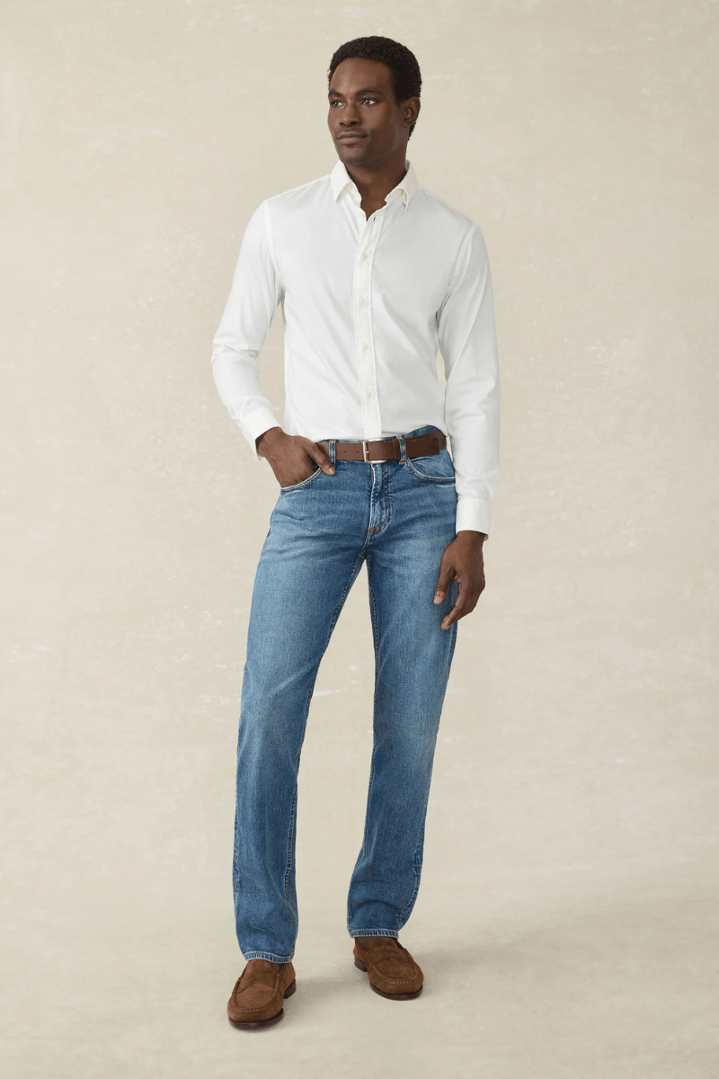 Shirts & Tops - Faherty Brand - The Movement Shirt - Archery Close