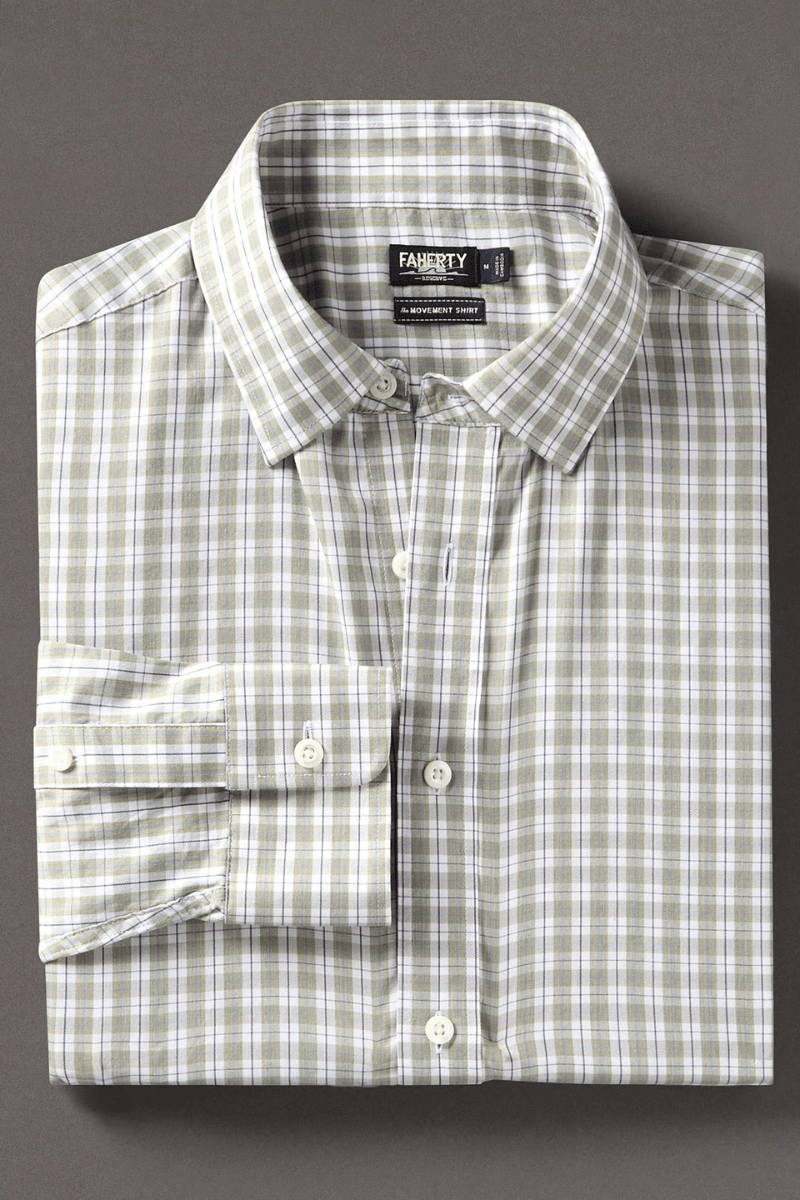 Shirts & Tops - Faherty Brand - The Movement Shirt - Archery Close