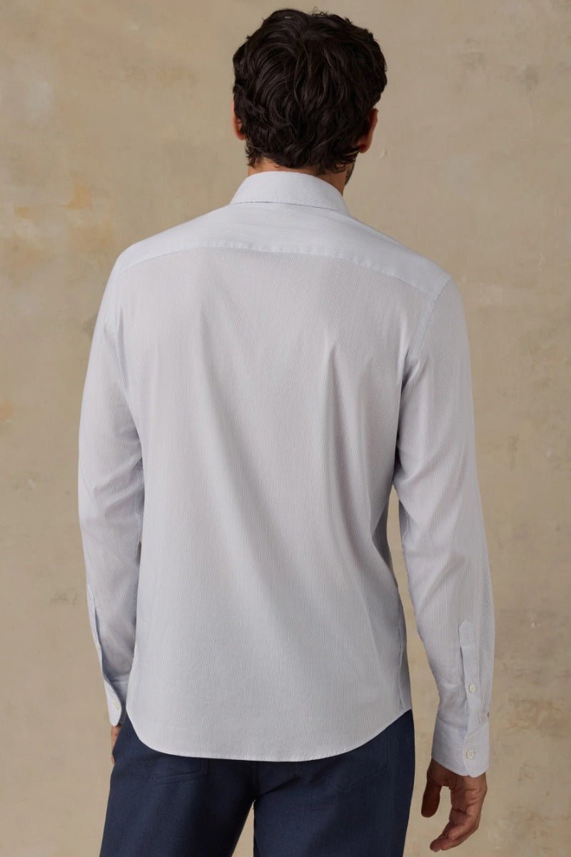 Faherty Brand The Movement  Shirt - Open Sky Stripe