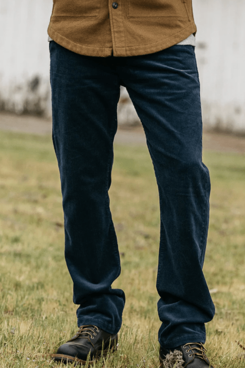 Pants - Hiroshi Kato - The Pipe Straight Corduroy Chino - Archery Close