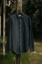 Shirts & Tops - Hiroshi Kato - The Ripper Shirt Gauze in Stone - Archery Close