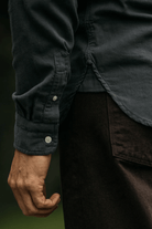 Shirts & Tops - Hiroshi Kato - The Ripper Shirt Gauze in Stone - Archery Close