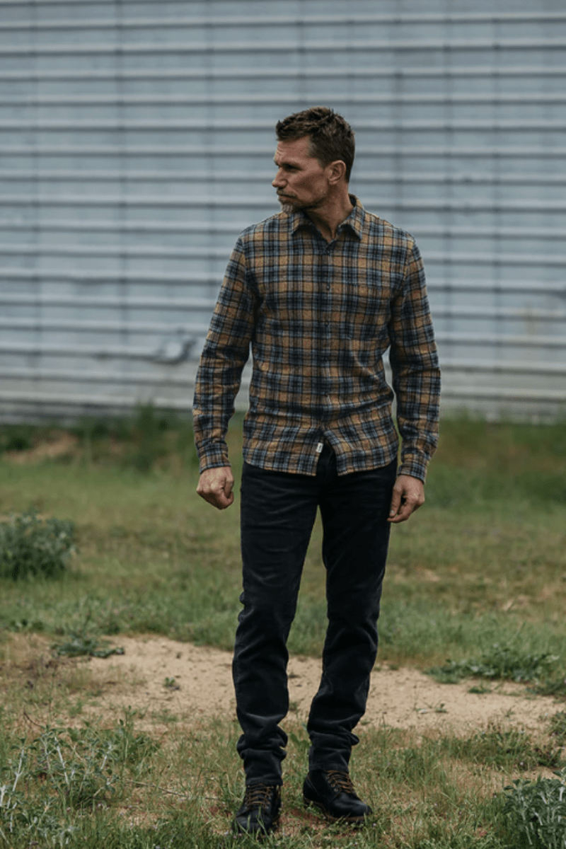 Shirts & Tops - Hiroshi Kato - The Ripper Triple Twist Plaid in Daylight - Archery Close
