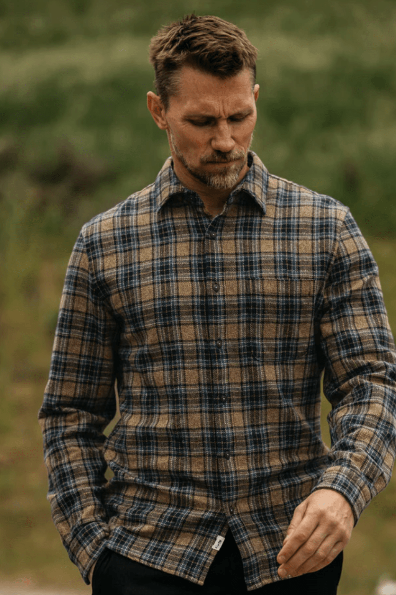 Shirts & Tops - Hiroshi Kato - The Ripper Triple Twist Plaid in Daylight - Archery Close