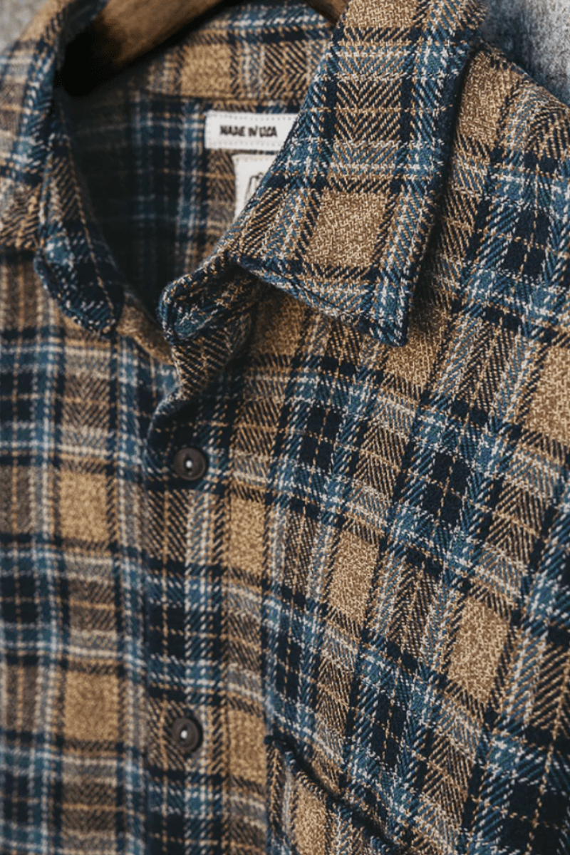 Shirts & Tops - Hiroshi Kato - The Ripper Triple Twist Plaid in Daylight - Archery Close