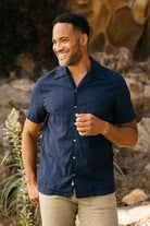 Hiroshi Kato The Wrench Double Gauze in Navy