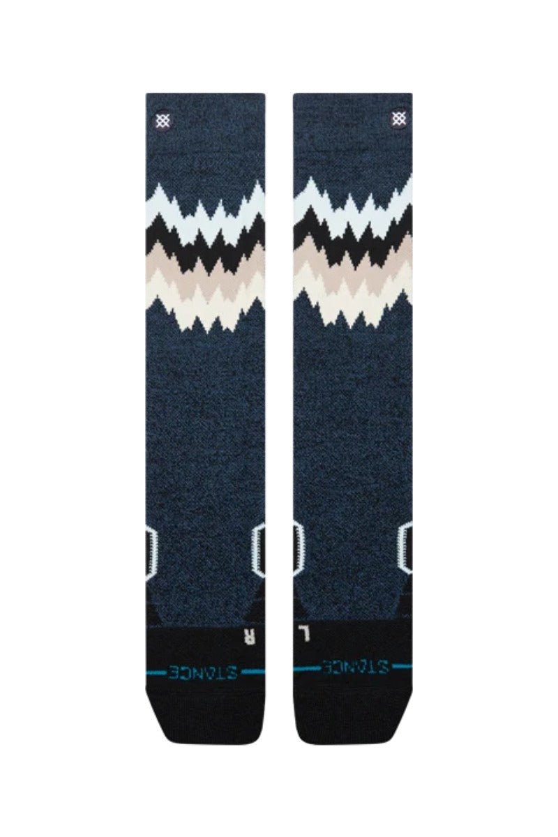 Stance Thompson Mid Wool Snow - Black Heather