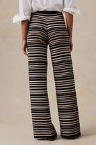 Faherty Brand Throwback Studio Sweater Pant - Coastal Coal Stripe