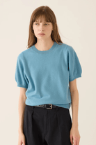Sweater - DemyLee - Tilda Top in Vintage Blue - Archery Close