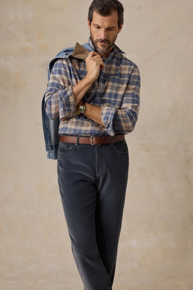 Faherty Brand Timberline Brushed Twill Shirt