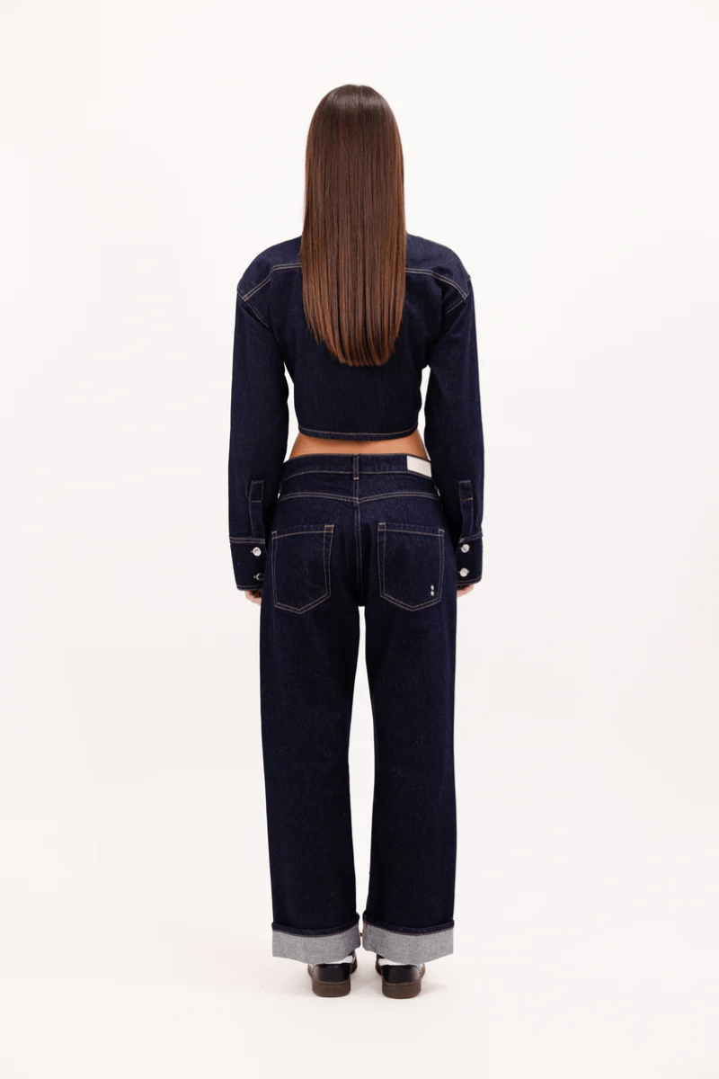 Jeans - Icon Denim - Tiny Jeans in Indigo Raw - Archery Close