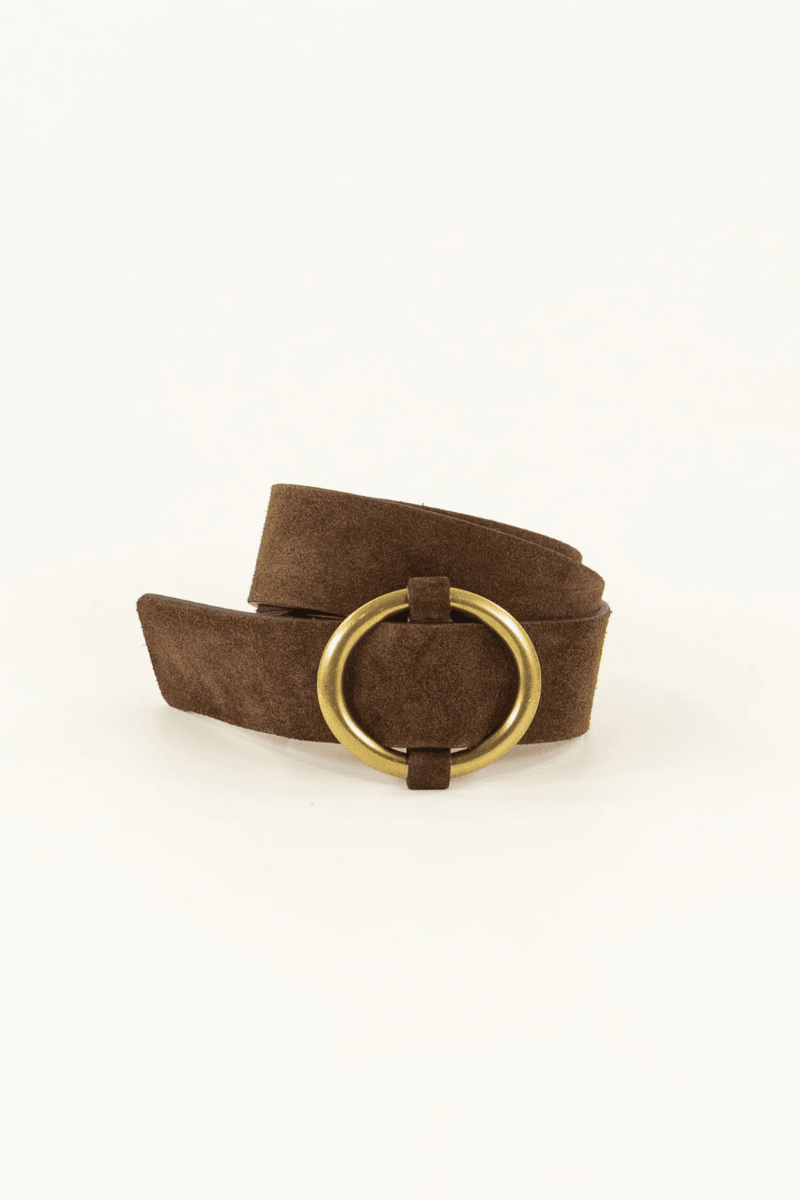 Accessories - Sessun - Tisao belt in brown suede - Archery Close