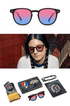 Sunglasses - Shwood Eyewear - Topo - Black Grateful Dead Sunglasses - Archery Close