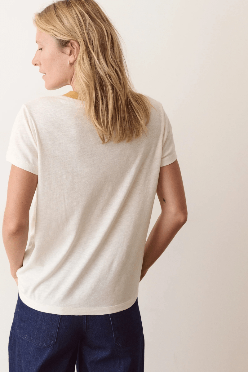 Shirts & Tops - Marine Layer - Tried & True Crew Tee. in Antique White - Archery Close