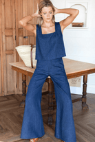 Pants - Emerson Fry - Tulip Trouser in Indigo Hemp Organic - Archery Close