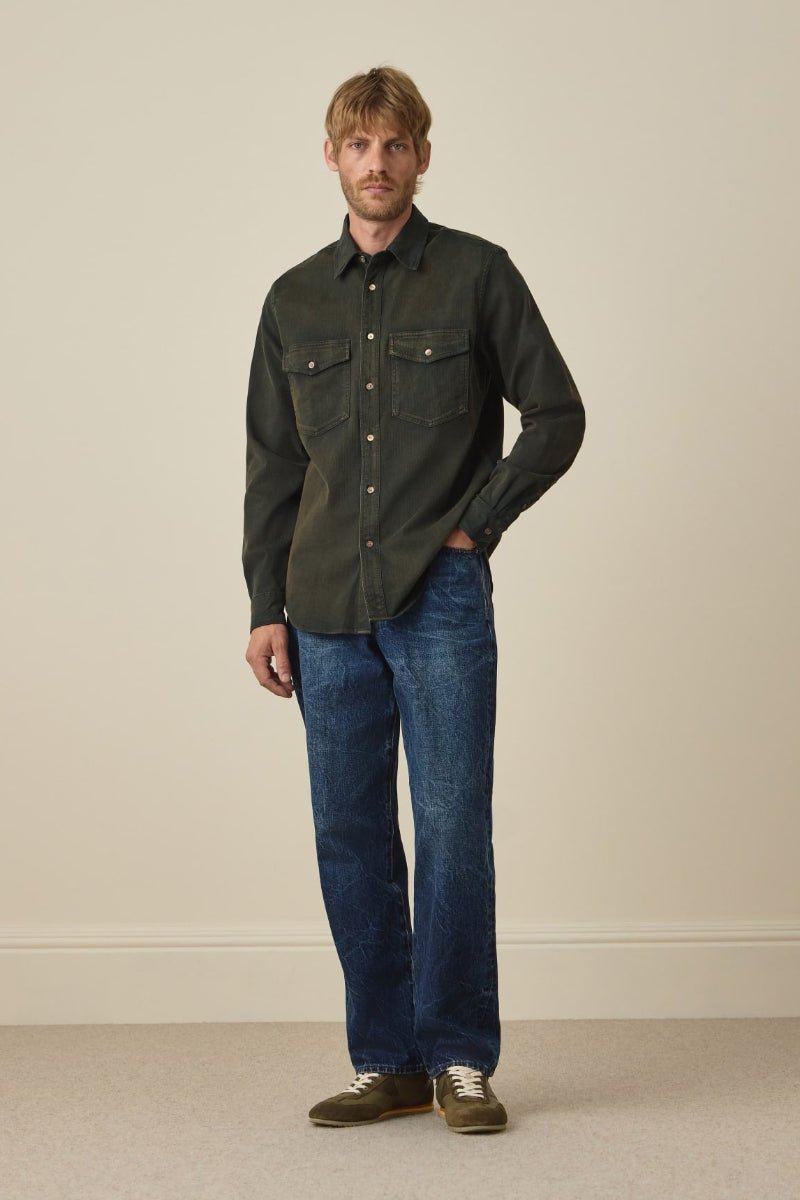 Shirts & Tops - Paul Smith - Two-Tone Textured Cotton-Blend Shirt - Archery Close