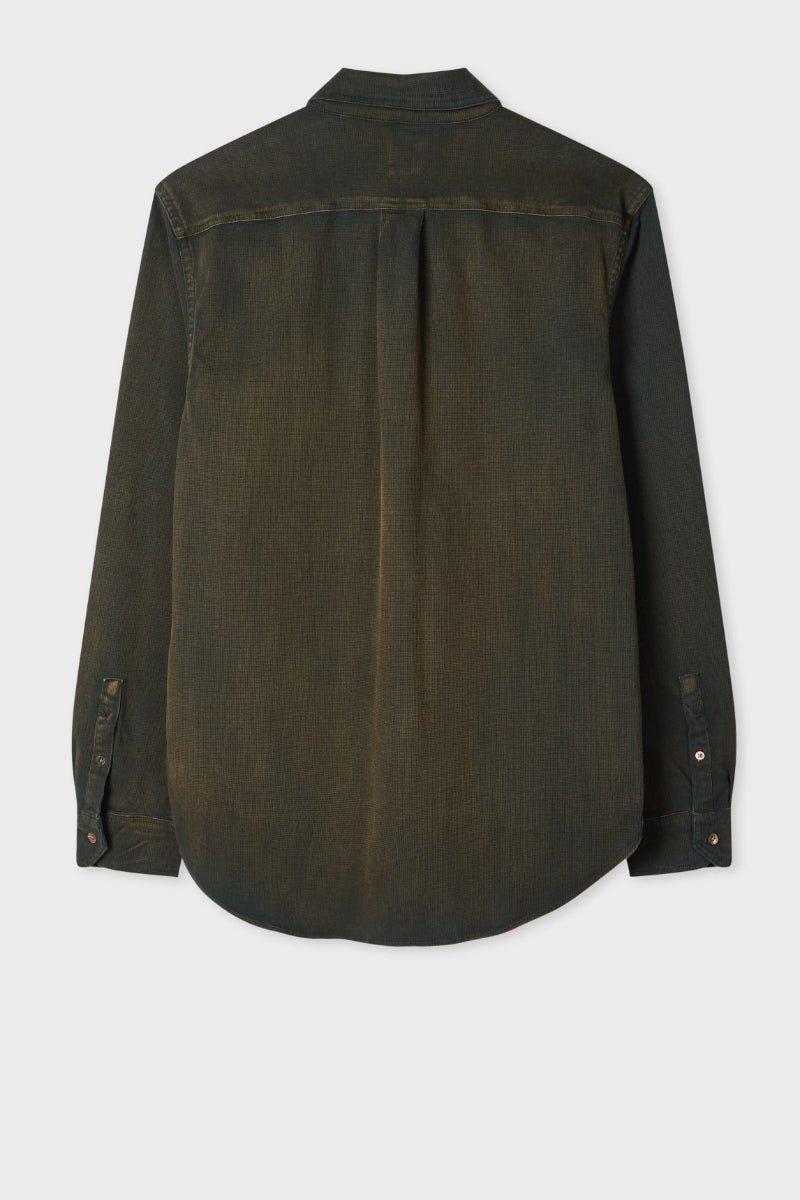 Shirts & Tops - Paul Smith - Two-Tone Textured Cotton-Blend Shirt - Archery Close