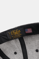 Hats - Dehen 1920 - Unstructured Baseball Hat - Black Selvedge Denim - Archery Close