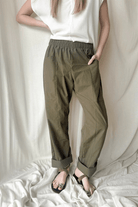 Pant - Natalie Busby - Utility Slouch Pant - Archery Close