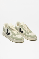 Sneakers - Veja - V - 10 Leather Pure Black Clay - Archery Close
