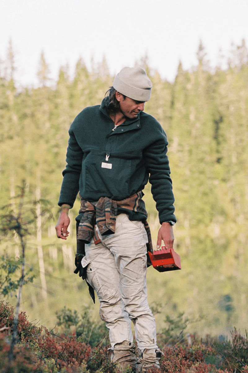 Sweatshirts - Amundsen - V - Bond Waxed Fleece - Archery Close