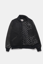 Outerwear - Dehen 1920 - Varsity Jacket - Black - Archery Close