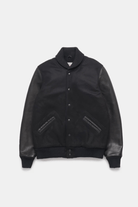 Outerwear - Dehen 1920 - Varsity Jacket - Black - Archery Close