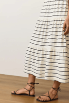 Dresses - Marine Layer - Vintage Slub Midi Dress in Antique White - Archery Close