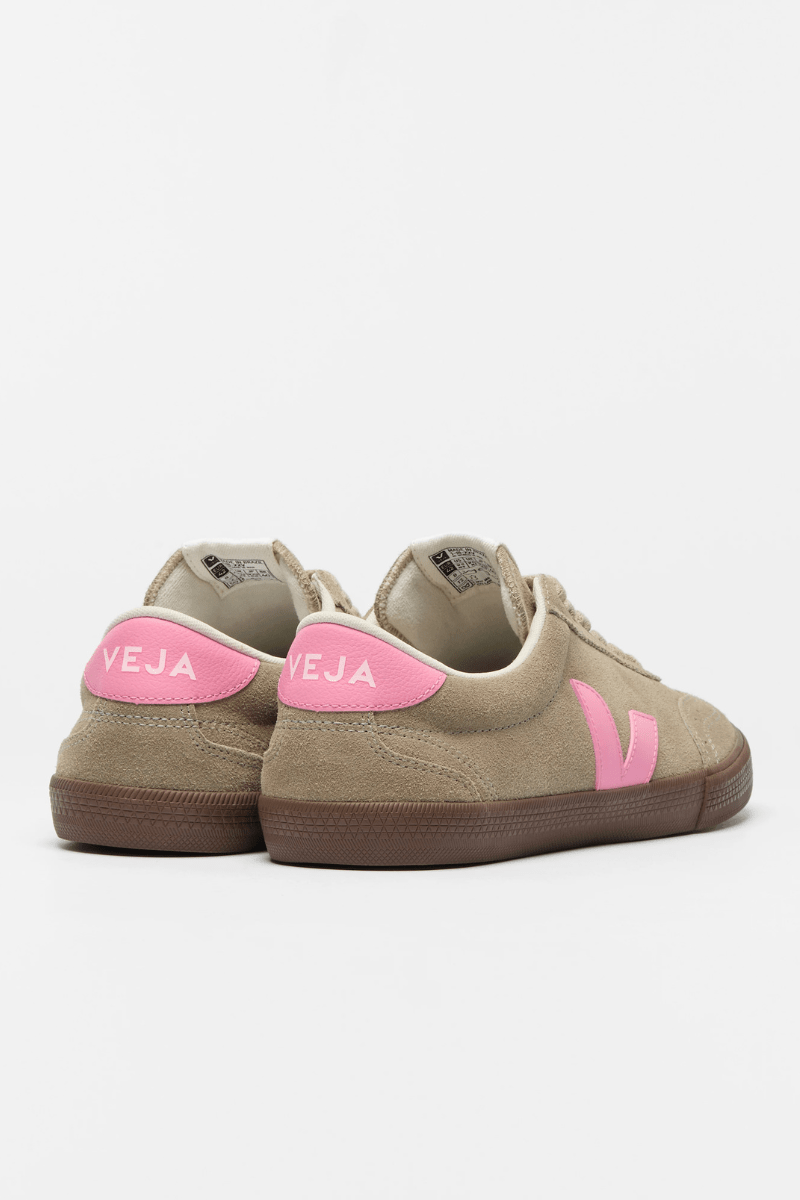 Sneakers - Veja - Volley Suede Taupe Malibu Bark - Archery Close