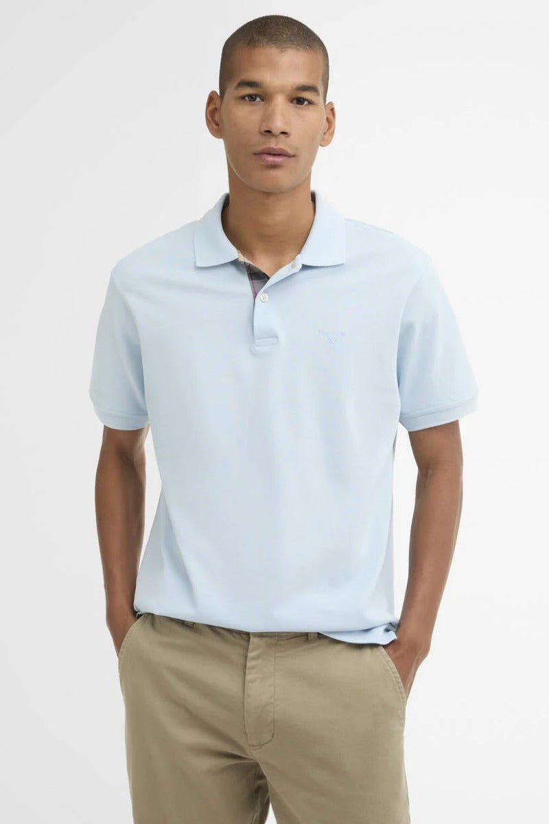Barbour Washed Tartan Tailored Pique Polo