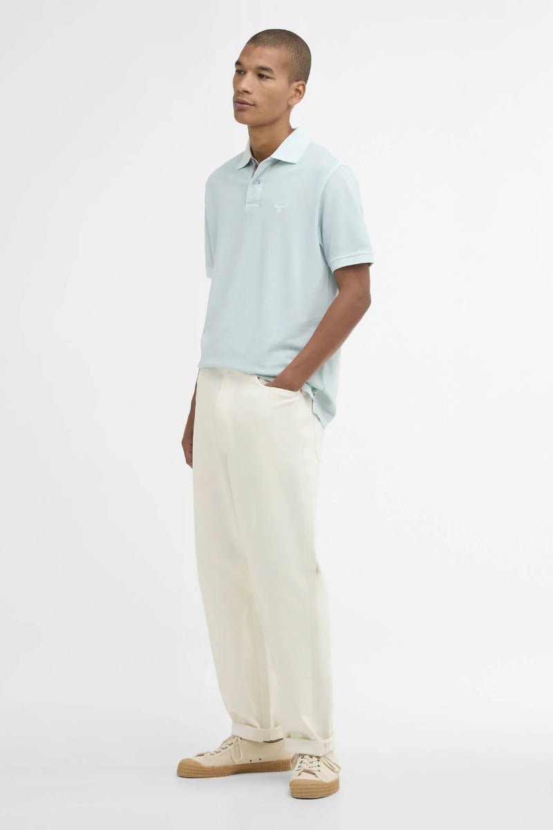 Barbour Washed Tartan Tailored Pique Polo