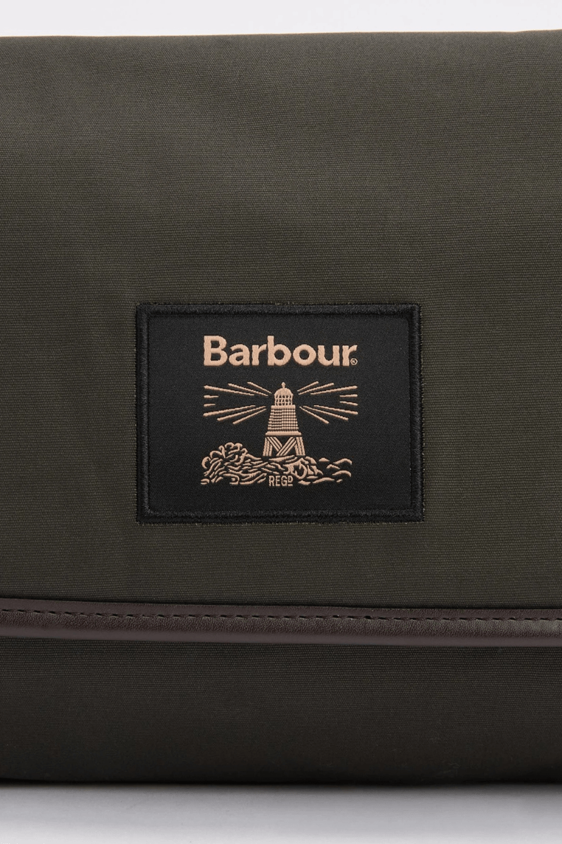 Handbags, Wallets & Cases - Barbour - Waxed Hanging Washbag - Archery Close